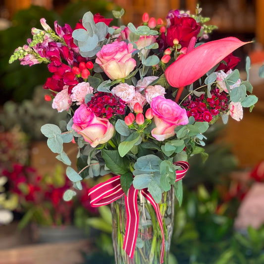 Strawberry Sundae - Incl Vase