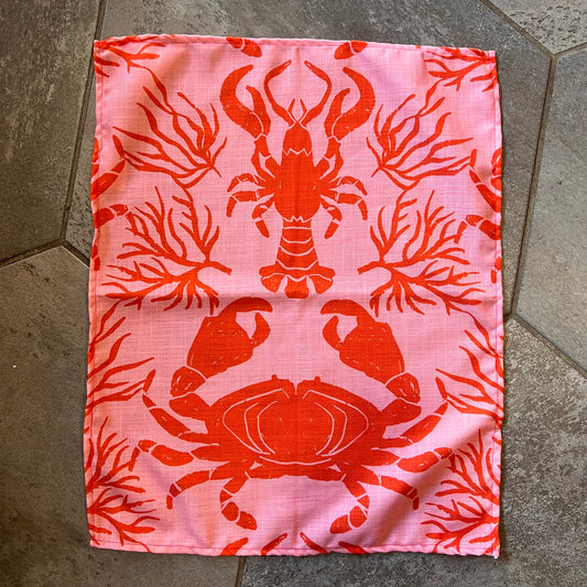 LL Lobster Tea Towel 450mmx600mm