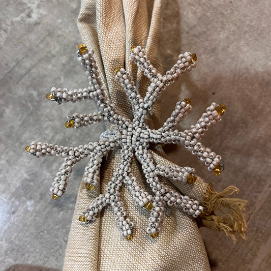 Coral Napkin Ring Beige