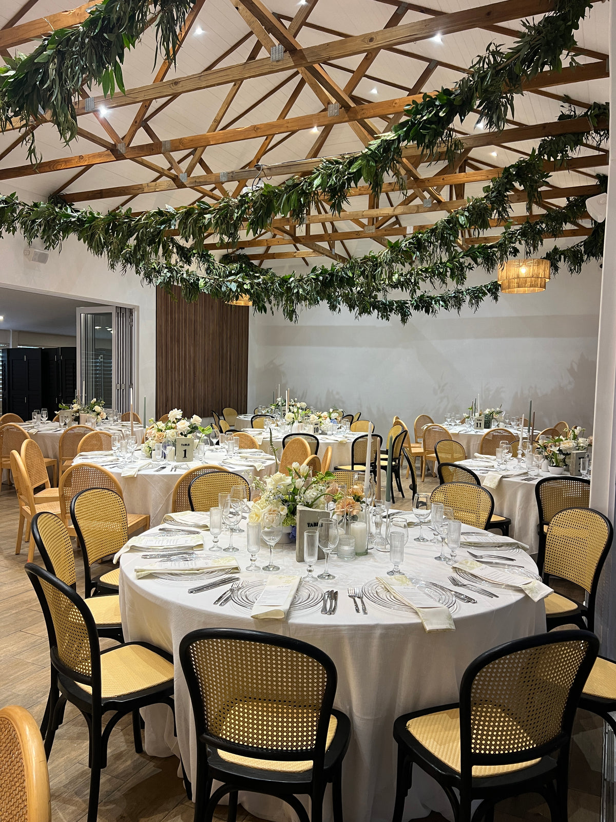 Romantic reception setting